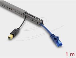 Delock Huzalozási csatorna 16 x 16 mm - hosszúsága 1 m szürke (22025)