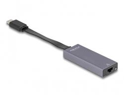 Delock USB Type-C adapter 2, 5 Gigabit LAN vékony (66248) - dellaprint