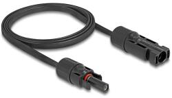 Delock DL4 napelemes lapos kábel apa - anya 1 m fekete (60677)