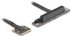 Delock adapter Mini PCIe apa PCIe 3.0 x8 slot 90 -os szögben, 20 cm-es kábellel (81295) - dellaprint