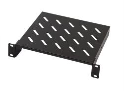 LogiLink Konzolos polc 10" -os állványra szerelhető, 200 mm, 1U, fekete (ACT112)