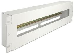 Delock 19 megszakító szalag borítással és DIN sínnel 3U fém szürke (67034)