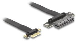 Delock Riser kártya PCI Express 3.0 x1 x1-es apa x4-es bővítőhelyre, 30 cm-es kábellel (81495) - dellaprint