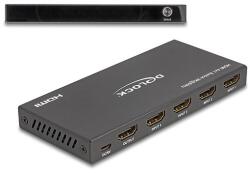 Delock HDMI kapcsoló 4 x HDMI bemenet - 1 x HDMI kimenet 8K 60 Hz (18604) - dellaprint