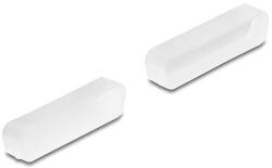 Delock 2 db. fekete borítás por ellen D-Sub 25 áttetsző (67124)