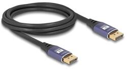 Delock DisplayPort kábel 8K 60 Hz 2 m lila fém (80601)