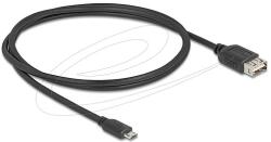 Delock USB 2.0 kábel EASY USB Type Micro apa - EASY USB Type-A anya 1 m (81518)