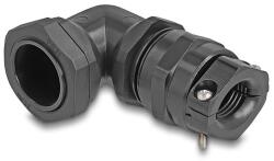 Delock Kábel tömszelence PG21 90 hajlított feszültség mentesítős és hajlítás védelemmel ellátott fekete (60599)