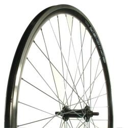  Kerék 622-es első duplafalú spider országúti fekete felni menetes alu. agy fekete