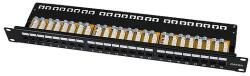 LogiLink Cat. 6A Patch Panel 24 portos UTP, 90 -os LSA lezárás (NP0133)
