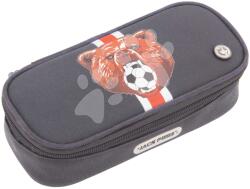 Jack Piers Tolltartó Pencil Case Soccer Bear Jack Piers ergonomikus luxus kivitel 2 évtől 21*4*9 cm (JPPC024519)