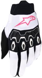 Alpinestars Mănuși motocross Alpinestars Stella Full Bore V2 pentru femei, violet-alb-negru (AIM172-0292)