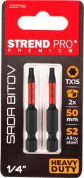 Strend Pro Bit Strend Pro Premium Torx, T 15, csomag 2 db