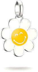 Thomas Sabo Connect SMILEYWORLD® mosolygó százszorszép charm - CC1291-664-4 (CC1291-664-4)
