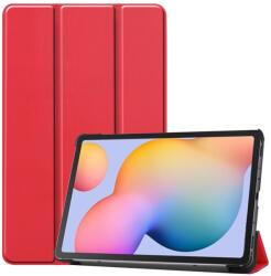  Husă din piele cu clapă pentru Samsung Galaxy Tab S6 Lite 2024 / S6 Lite 2022 / S6 Lite, roșie