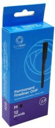 BLUERING Rostirón, tűfilc alkoholos 1mm, OHP Bluering® M fekete - mystock