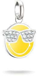 Thomas Sabo Connect SMILEYWORLD® sárga emoji napszemüveggel charm - CC1290-691-14 (CC1290-691-14)