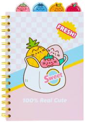 Grupo Erik spirálos projekt notesz (A5), Pusheen Fruits (PNE13)