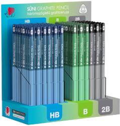 ICO Grafitceruza háromszögletű DARK PASTEL (acélkék, olivazöld, szürke) HB, B, 2B EDP184 (9130047005)