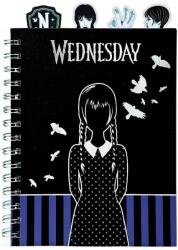 Scooli spirálos projekt notesz (A5), Wednesday (WEDA0587)