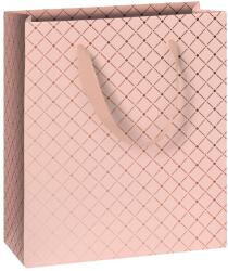 STEWO ajándéktasak (18x8x21 cm) púder, fényes geometriai mintás, (2543513626)