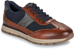 RIEKER férfi fűzős-cipzáras barna mix sneaker félcipő B0507-24