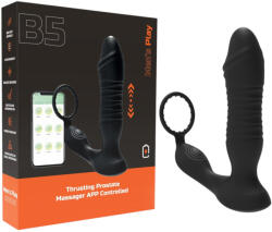 Men's Play - Okos lökő análvibrátor (fekete) - szexshop
