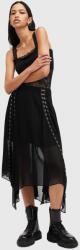 AllSaints szoknya LUNA fekete, midi, harang alakú, W013RB - fekete 42