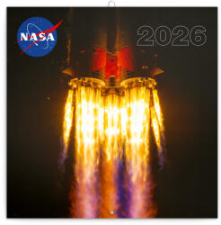 Realsystem Falinaptár képes lemeznaptár 300x300mm, NASA Realsystem 2026 - delfinbuvar