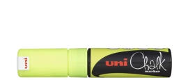 uni Krétamarker folyékony 8mm, Uni-Posca PWE-8K fluor sárga (2UPWE8KFLS) - cartridge