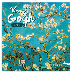 Realsystem Falinaptár képes lemeznaptár 300x300mm, Vincent van Gogh Realsystem 2026 - delfinbuvar