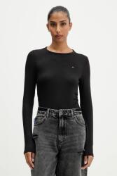 Tommy Hilfiger hosszú ujjú fekete, DW0DW21568 - fekete S