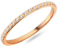  Női jegygyűrű cirkóniával 1, 2 mm, rózsaszín arany IZKR022R-F-CZ