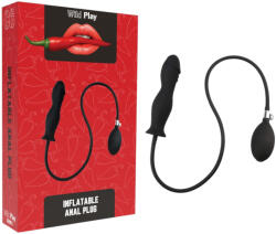 Wild Play - pumpálható anál plug (fekete) (5906647270149)