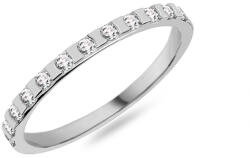  Női jegygyűrű moissanittal 1, 7 mm, fehérarany IZKR025A-F-MS