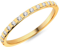  Női karikagyűrű gyémántokkal 1, 5 mm IZKR024-F-BR