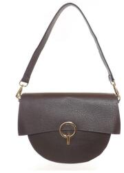  Barna bőr női táska (24-12-1 COFFEE)