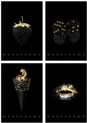 Pigna Füzet Pigna Monocromo Gold A/4 tűzött 38 lapos vonalas (02326091R/02331351R)