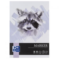 OXFORD Art rajzlaptömb, Marker/Filcrajzokhoz, A4/15 ív (180 g) (H_2025_400166104)