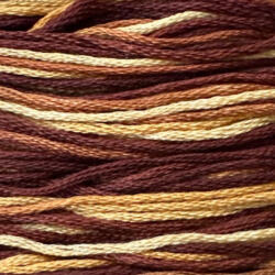  Ispe osztott hímzőfonal 8m színátmenetes 024 - Barna