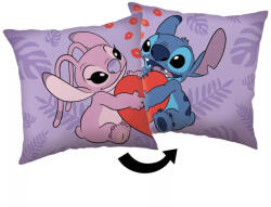 Disney Lilo és Stitch, A csillagkutya Kiss párna, díszpárna 40x40cm (JFK040287)