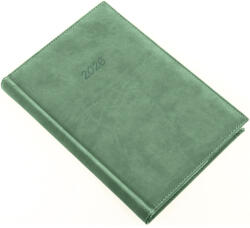 Realsystem Határidőnapló Bolero P A/5, napi krémszínű lapokkal világoszöld Realsystem 2026 (5322-48) - iroda-ellatas