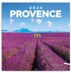 Realsystem Falinaptár képes lemeznaptár 300x300mm, Provence Realsystem 2026 (6096-PR) - iroda-ellatas