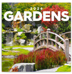 Realsystem Falinaptár képes lemeznaptár 300x300mm, Gardens Realsystem 2026 (6097-GA) - iroda-ellatas