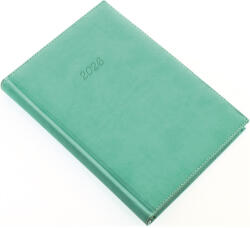 Realsystem Határidőnapló Bolero P A/5, napi krémszínű lapokkal türkiz Realsystem 2026 (37063) - irodaszerpiac