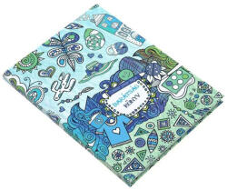 Realsystem Színezd a napod barátságkönyv 145x192mm, kék Realsystem (5315-01) - iroda-ellatas