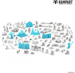 Archon Studio Modular Terrain: CITY RUINS BITS (RAM0008)