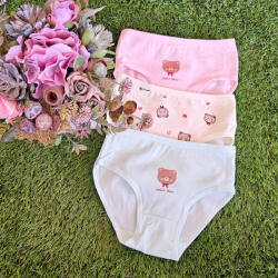 Aura Via Kislány bugyi - maci mintás 3db/cs 4-6 év 97544