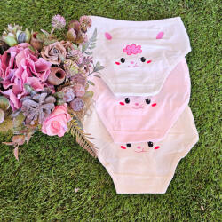 Aura Via Kislány bugyi - fenekén mintás 3db/cs 4-6 év 97539