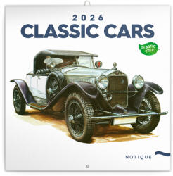 Realsystem Falinaptár képes lemeznaptár 300x300mm, Classic Cars Realsystem 2026 (6097-CC) - officefirst